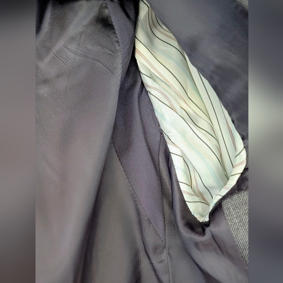 Ralph Lauren 100% Wool Blazer Mens Jacket Sport Coat Gray Fully Lined Sz 38S - Picture 12 of 13